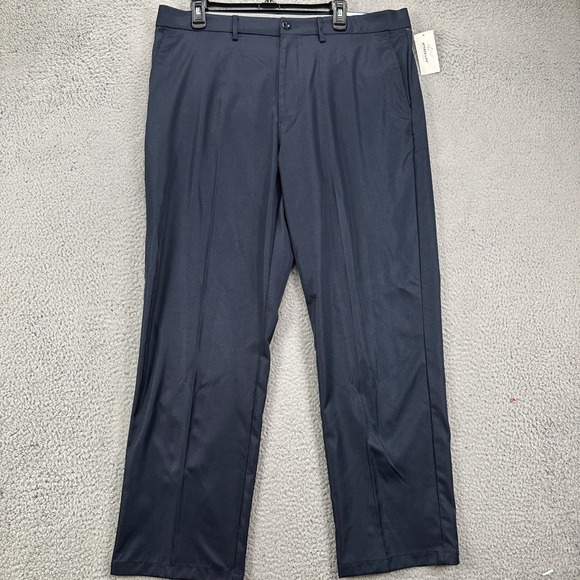 Greg Norman Attack Life Mens Chino Golf Pants 36X30 Navy Blue Performance‎ NEW - Picture 1 of 13